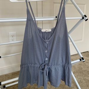 Truly Madly Deeply grey blue tank